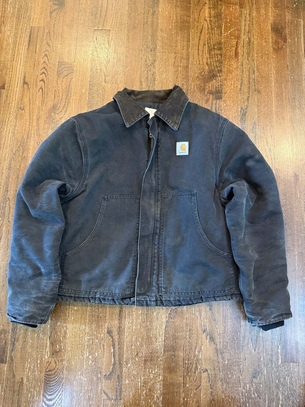 Carhartt JQ185 Size 46 Vintage Arctic Detroit Jacket Black XL
